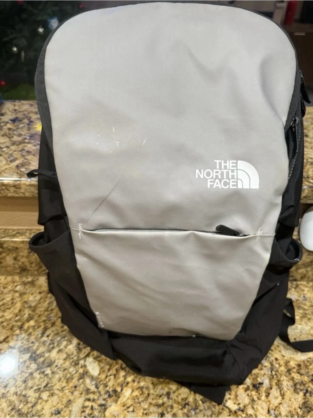 The North Face Backpack KABAN Flexvent Gray Pack bag Padded Hiking Work School